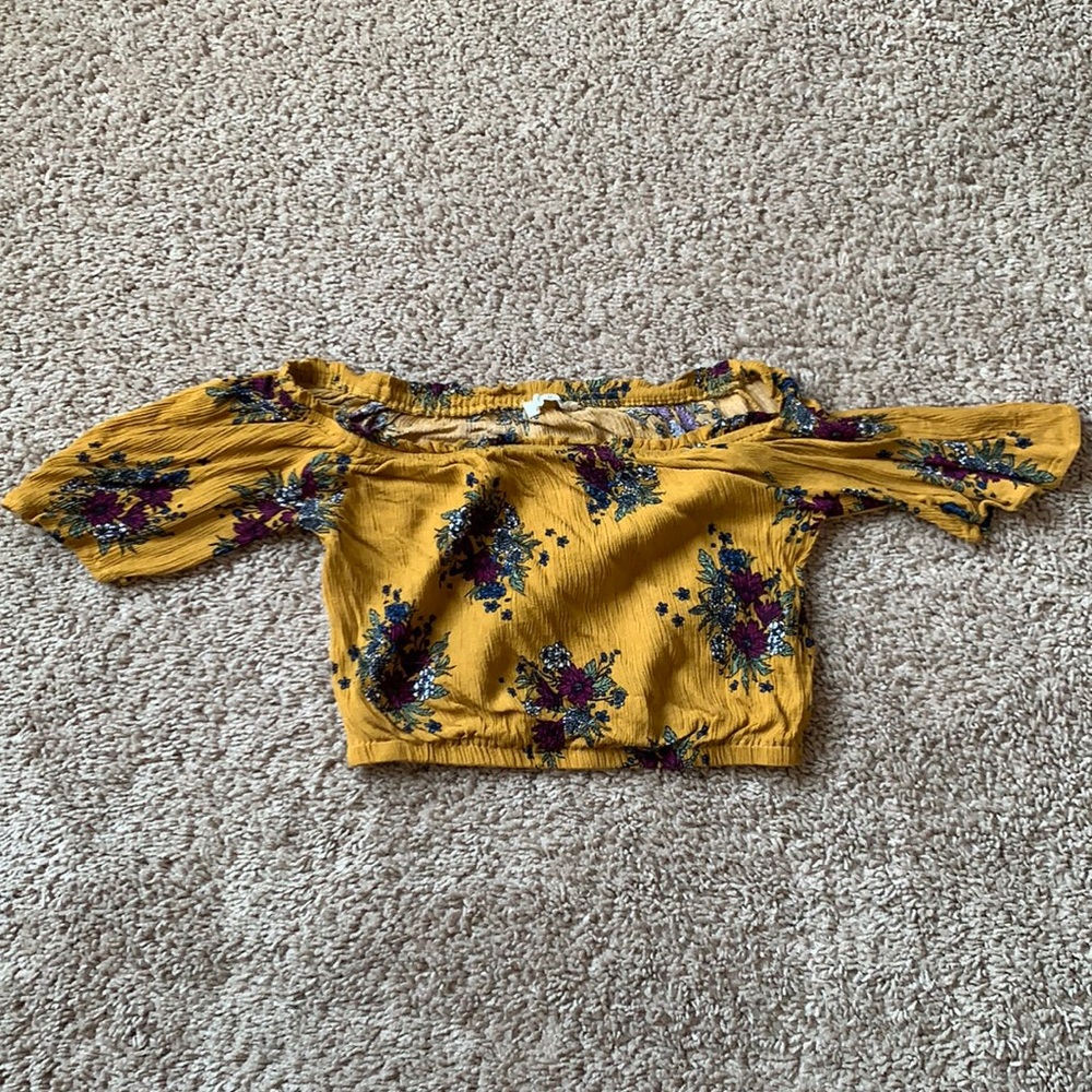 Crop top and skirt